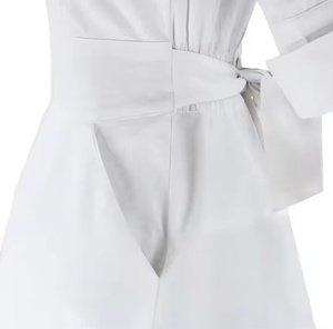 Abito Camicia Vintage da Donna con Bottoni e Cintura, Logo Personalizzato per Infermiere Ospedaliere e <span class=keywords><strong>Suore</strong></span> - Product Image 5