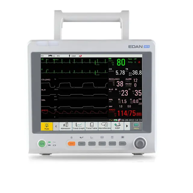 CE 인증서 EDAN IM70 병원 ICU 환자 모니터링 장비 저렴한 침대 옆 환자 모니터링 시스템