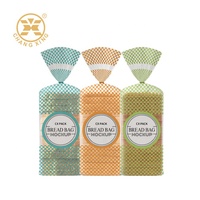 Bolsa de plástico para pan, embalaje de celofán para alimentos, almacenamiento, panadería, tostadas, sándwich, bolsa de plástico transparente para embalaje de pan