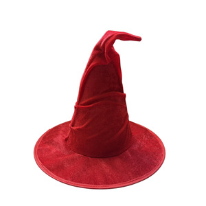 Sombrero <span class=keywords><strong>de</strong></span> <span class=keywords><strong>bruja</strong></span> <span class=keywords><strong>de</strong></span> terciopelo para Halloween, sombrero <span class=keywords><strong>de</strong></span> festival, sombrero <span class=keywords><strong>de</strong></span> mago <span class=keywords><strong>morado</strong></span>, sombrero <span class=keywords><strong>de</strong></span> <span class=keywords><strong>bruja</strong></span> rojo, accesorio para la cabeza, sombrero <span class=keywords><strong>de</strong></span> Halloween - Product Image 3