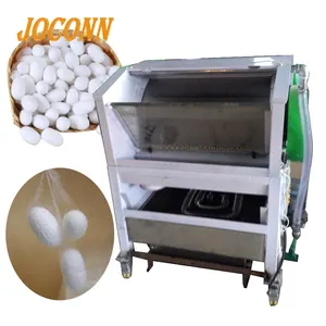 Cheapest price cocoons silk filature reeling machine/Automatic silkworm peeling machine/silkworm pupa spinning line for sale