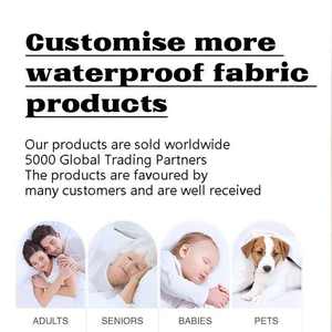 Su geçirmez ve tahta kurusu geçirmez yatak koruyucu fermuarlı <span class=keywords><strong>Encasement</strong></span> ikiz kral örme hipoalerjenik gürültüsüz beyaz gemi hazır - Product Image 5