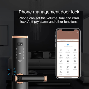 2025 double face intelligente à distance Tuya Wifi <span class=keywords><strong>serrure</strong></span> intelligente porte empreinte digitale mot de passe <span class=keywords><strong>serrure</strong></span> de porte intelligente serrures intelligentes pour porte d'entrée - Product Image 6