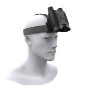 Mains libres numérique infrarouge 4K résolution 8X grossissement lunettes de Vision nocturne jumelles sangle de tête pour la chasse obscurité
