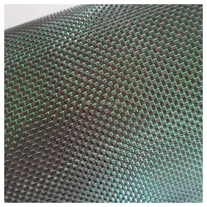3K240G Зеленый Серебряный двойной шелк простой DIY Автомобильный интерьер из углеродного волокна