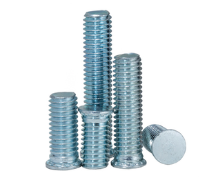 M2.5 M3 M4 M5 M6 M8 Vis à riveter à pression à tête <span class=keywords><strong>plate</strong></span> en acier galvanisé Goujons auto-serrants - Product Image 4