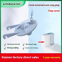 Accesorios de inodoro de plástico duro de PVC directo de fábrica, cubierta de válvula de drenaje y enchufe de válvula de parada de agua FM, uso en el baño