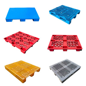 Düşük fiyat yüksek kaliteli HDPE avrupa istiflenebilir çift taraflı dört yönlü plastik palet - Product Image 1