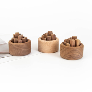 Diffuseur d'arômes en bois, petit diffuseur d'huiles essentielles portable par évaporation pour voiture et maison, en noyer, conception sans eau - Product Image 3