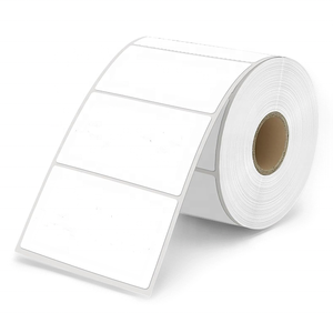 40x30x800 65gsm/70gsm Selbstklebende Barcode-Aufkleberrolle Blanko Weiße Thermoetiketten 58x40 Supermarkt-Waage-Etiketten - Product Image 1