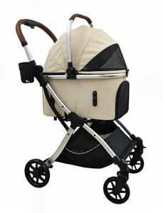 Mamago 201 Waterdichte, met één hand opvouwbare, grote capaciteit, door luchtvaartmaatschappijen goedgekeurde 4-wielige dierenbuggy - draagbaar, lichtgewicht, comfortabel voor - Product Image 2