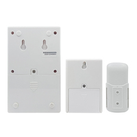 Système de sécurité sans fil, sonnette de porte, détecteur de mouvement, capteur PIR infrarouge, plastique ABS, alarme 120 dB, portée 120 m