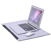 Usine personnalisé antidérapant grand tapis de souris de bureau en feutre protecteur de tapis d'ordinateur pour clavier et équipement de bureau