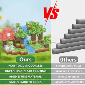 مجموعة مكعب مغناطيسي للأطفال لعبة جذعية إبداعية ممتعة ثلاثية الأبعاد كتل بناء مغناطيسية كتلة بلاط مغناطيسي - Product Image 4