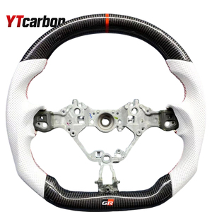 Volante Deportivo de Fibra de Carbono Estilo Forjado Mate YTcarbon para BRZ 86 <span class=keywords><strong>GT86</strong></span> GR86 <span class=keywords><strong>Yaris</strong></span> 2016-2024 - Product Image 3