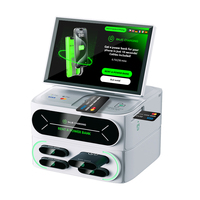 Borne de recharge 4G pour téléphones portables, 4 emplacements, 6000 mAh, 60 W max, Li-Polymère, écran tactile intégré, empilable, avec fonction de partage de batterie externe
