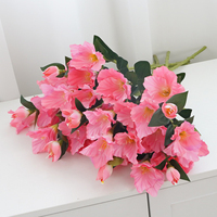 Fleur artificielle de gladiole à tige unique en soie, fausse fleur pour la décoration de vases à la maison, arrangements floraux pour mariages et fêtes, vente en gros