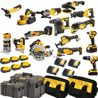 Ensemble complet d'outils électriques sans fil 21V, perceuse multifonctionnelle, kit combiné d'outils à main, tournevis électrique pour la découpe du bois