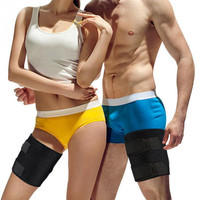 Néoprène cuisse plus mince formateur Shaper Wrap bandes entraînement intérieur jambe sueur tondeuse pour femmes et hommes Fitness produit de sécurité
