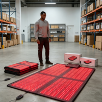 ERCON 660 850nm 2240 LED Vente en gros d'usine, utilisation domestique, récupération après l'entraînement, couverture de sauna à lumière rouge pliable et portable pour tout le corps