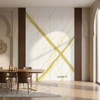 Panneau mural en PVC de luxe, feuille de marbre UV, panneau pour imprimante UV