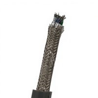 Cable de Comunicación Industrial XINQIAO HSYVP-5e RS485, Par Trenzado Blindado, Conductor de Cobre Sólido, Alta Resistencia a Interferencias
