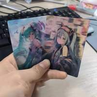 Fan personalizado y Anime colección 3D transformar tarjeta calcomanía imanes KPOP postal Lomo foto tarjeta