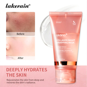 Notte cura collagene notte notte avvolgente maschera Peel Off PRO collagene attivato per la cura del viso lacrima maschera maschera per gel Peeling <span class=keywords><strong>B</strong></span> - Product Image 4