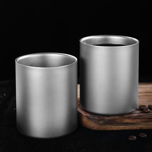 Taza de Titanio de Doble Pared Resistente al Calor, Mini Taza para Beber Té, Taza de Café para Acampar al Aire Libre, Accesorios de Camping - Product Image 2