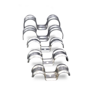 Đôi kẹp Ống kẹp ống thép không gỉ yên kẹp 2 trang web m-hình dạng phù hợp cho kim loại PVC ống và sửa chữa với lỗ - Product Image 5