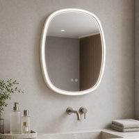 Espejo de Baño de Lujo con Retroiluminación, Antirrotura, a Prueba de Explosiones, Espejo Inteligente para Residencias, Salas de Espera, Cafeterías
