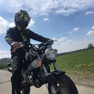 Đang giảm giá (Giảm giá lớn): skyteam 125cc PBR khỉ r Xe đạp khỉ r Xe Máy Cafe racer phong cách - Product Image 2