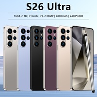 Smartphone 5G mondial S26 Ultra 2026 NOUVEAU, haute performance, Android 16, 22 Go + 2 To, écran 7,3 pouces, mémoire flash intégrée, stylet intégré, 108 MP