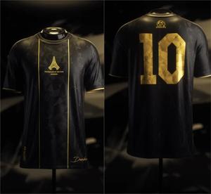 Maillot de football Dembele 10 <span class=keywords><strong>Paris</strong></span> <span class=keywords><strong>édition</strong></span> limitée noir or AI conçu pour la saison 2025, vêtements de sport pour hommes, enfants et adultes, fan - Product Image 2
