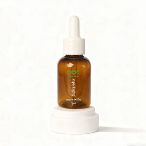 Xypackaging 50ml 1.75oz rỗng màu hổ phách nâu Boston Vòng Pet pcr nhựa <span class=keywords><strong>dropper</strong></span> chai giá bán buôn - Product Image 2