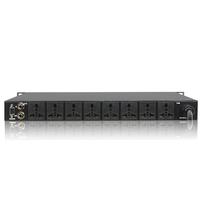 Contrôleur DJ professionnel KD-888 à 10 canaux avec écran LED, séquence d'alimentation, série de contrôle central, carte son audio, mixeur pour