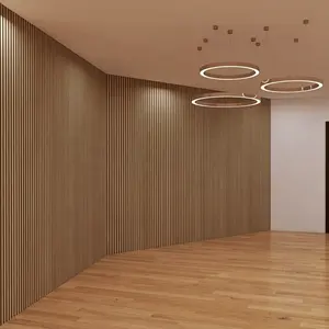 Natural Wood Veneer Acupanel Wood Wall Panels Wall Soundproofing Panels Sound Absorbing Acoustic Wall Panels For Studio