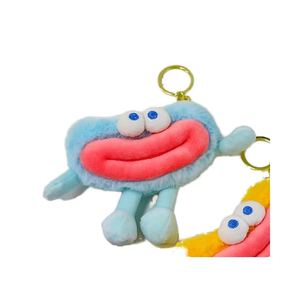 Divertido Llavero de Peluche de Dibujos Animados de 10 cm, Muñeco de Peluche Suave de Algodón para Organización de Llaves, Juguete Organizador de Llaves con Boca Grande - Product Image 2