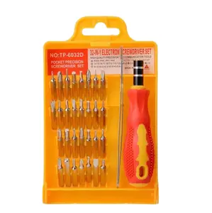 Precision Screwdriver Set with Torx Mini Gamebit Bits Tri-wing 32 in 1 tool tools repair box Hardware Repair tp-6032D Repair kit