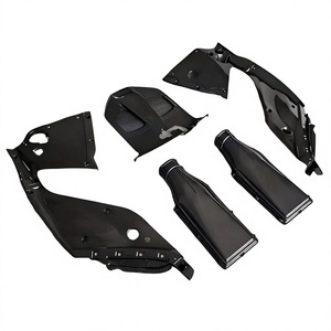 Accessoires intérieurs en fibre de carbone sèche pour Ferrari 812 ; Cache-moteur ; Décoration du capot moteur - Product Image 4