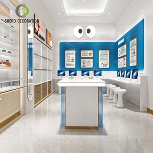 Présentoir Optique Moderne Personnalisé pour Magasin de Lunettes – Design Intérieur de Vitrine à Lunettes pour Opticien - Product Image 1
