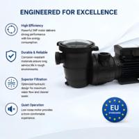 Pompe de piscine hors sol robuste Jade 0,75 kW 220 V 50 Hz certifiée CE ultra silencieuse IP54 rotative pour piscine et spa