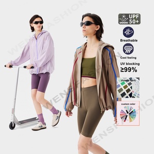 Veste de randonnée légère résistante aux UV UPF50, veste anti-soleil à manches longues pour femmes, Jas Baju Lengan Panjang Babae Na Magaan - Product Image 1