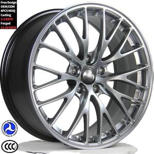 Jantes en alliage d'aluminium GPW 18 19 pouces à formage par flux, 5 trous 112 mm, multi-branches, Hyper Black, pour voitures particulières Audi <span class=keywords><strong>Mercedes</strong></span> - Product Image 1