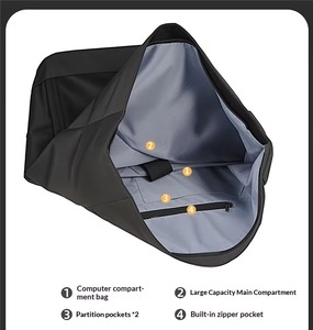 Sac à dos imperméable portable grande capacité intelligent pour étudiants, école, voyages d'affaires, hommes et femmes # Sac à dos décontracté pour ordinateur portable 39S avec port USB - Product Image 6