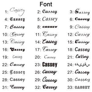 Individuelles edelstahl-buchstaben-anhänger-halskette taylor swifte fächer geschenk wasserdicht anlaufsicher halskette - Product Image 5