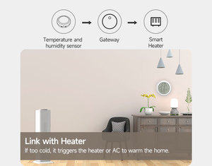 Sensor de Temperatura y Humedad Multi-IR con Pantalla TFT LCD, Funciona con Batería, Control por Aplicación, para Uso Doméstico, Prevención de Moho, Control de Alergias - Product Image 2