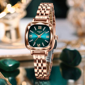 NIBOSI, reloj deportivo informal de cuarzo para mujer de alta calidad, correa de acero inoxidable, reloj versátil de moda resistente al agua - Product Image 4