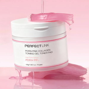 Pad Jelly Kolagen <span class=keywords><strong>Pink</strong></span> PDRN DNA Salmon Korea Label Pribadi Vegan, Meningkatkan Elastisitas, Pad Toner Niacinamide untuk Wajah - Product Image 1