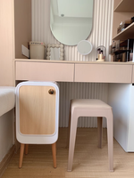 Poubelle de cuisine intelligente Iintelli 20L, poubelle rectangulaire en bois avec capteur de pied intelligent intégré, pour usage domestique et public en intérieur